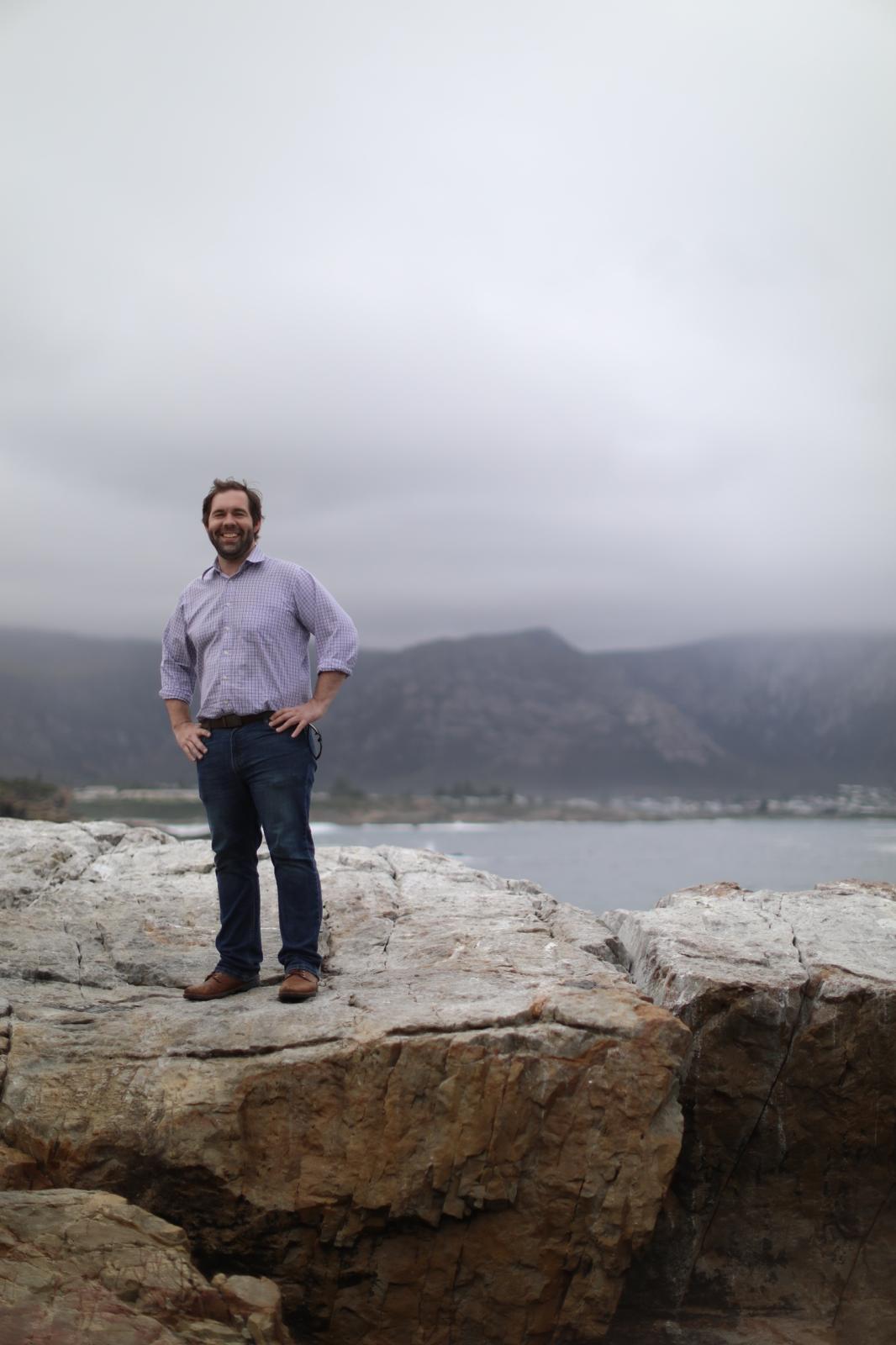 Paul Blom at Hermanus, South Africa (Photo by Jonathan Smith)
